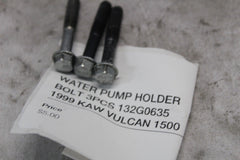 WATER PUMP HOLDER BOLT 3PCS 132G0635 1999 KAW VULCAN 1500