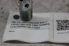 OIL FILTER CENTER BOLT 15420-300-020 1982 HONDA GOLDWING GL1100A