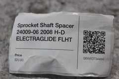 Sprocket Shaft Spacer 24009-06 2008 H-D ELECTRAGLIDE FLHT