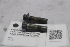 Front Brake Caliper Screw (2) 44160-00 2005 ROAD KING CUSTOM FLHRSI