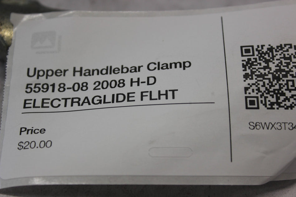 Upper Handlebar Clamp 55918-08 2008 H-D ELECTRAGLIDE FLHT