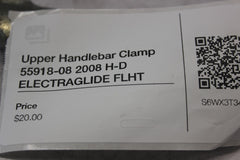 Upper Handlebar Clamp 55918-08 2008 H-D ELECTRAGLIDE FLHT