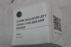 CHAIN ADJUSTER LEFT 33040-1189 2004 KAW KX250F