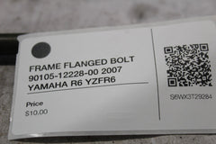 FRAME FLANGED BOLT 90105-12228-00 2007 YAMAHA R6 YZFR6