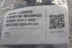 REAR CUSHION LEVER W/ BEARINGS 62600-35810 2002 SUZUKI GSX-R1000