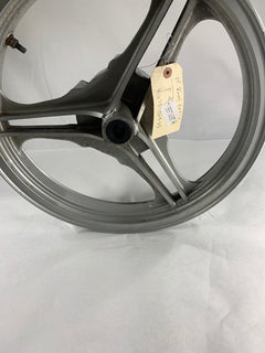 OEM Kawasaki EX500 Front Wheel Silver