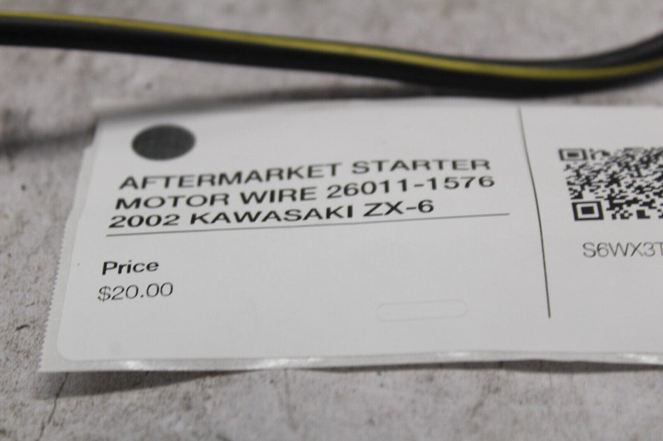 AFTERMARKET STARTER MOTOR WIRE 26011-1576  2002 KAWASAKI ZX-6