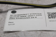 AFTERMARKET STARTER MOTOR WIRE 26011-1576  2002 KAWASAKI ZX-6