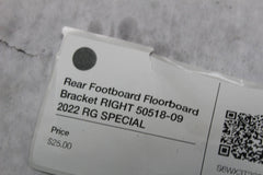 Rear Footboard Floorboard Bracket RIGHT 50518-09 2022 RG SPECIAL