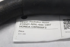 Upper Radiator Hose #19501-MAL-600 1997 HONDA CBR600F3