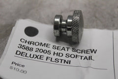 CHROME SEAT SCREW 3588 2005 HD SOFTAIL DELUXE FLSTNI