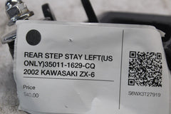 REAR STEP STAY LEFT 35011-1629-CQ  2002 KAWASAKI ZX-6