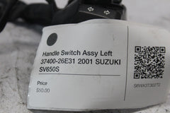 Handle Switch Assy Left 37400-26E31 2001 SUZUKI SV650S