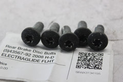 Rear Brake Disc Bolts (5) 43567-92 2008 H-D ELECTRAGLIDE FLHT