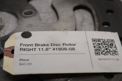 41808-08 FRONT BRAKE DISC RIGHT 11.8 Harley Davidson