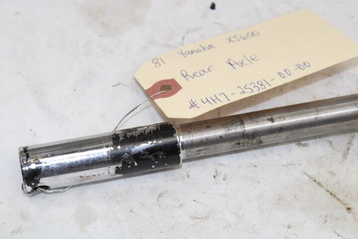 OEM Yamaha Motorcycle 1981 XJ650 Rear Wheel Axle 4H7-25381-00-00