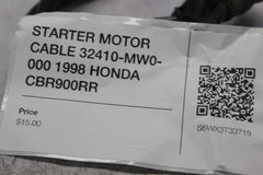 STARTER MOTOR CABLE 32410-MW0-000 1998 HONDA CBR900RR