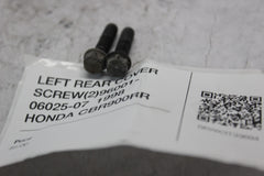 LEFT REAR COVER SCREW (2) 96001-06025-07  1998 HONDA CBR900RR