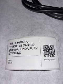 17910-MFR-670 THROTTLE CABLES (2) 2010 HONDA FURY VT1300CX