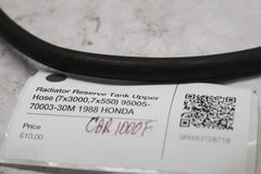 Radiator Reserve Tank Upper Hose (7x3000,7x550) 95005-70003-30M 1988 HONDA CBR10