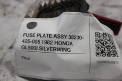 FUSE PLATE ASSY 38200-425-005 1982 HONDA GL500I SILVERWING