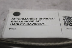 AFTERMARKET BRAIDED BRAKE HOSE 24'' HARLEY-DAVIDSON