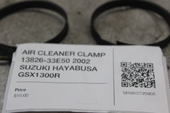 AIR CLEANER CLAMP 13826-33E50 2002 SUZUKI HAYABUSA GSX1300R