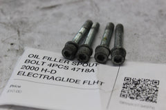 OIL FILLER SPOUT BOLT 4PCS 4718A 2000 H-D ELECTRAGLIDE FLHT