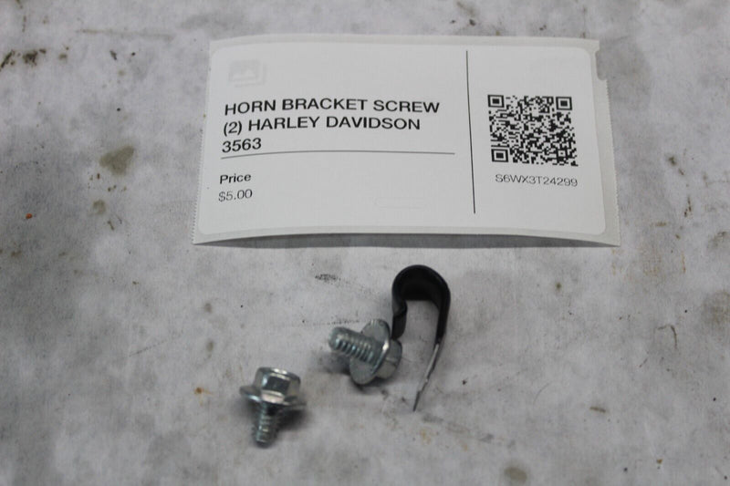 HORN BRACKET SCREW (2) HARLEY DAVIDSON 3563
