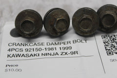 CRANKCASE DAMPER BOLT 4PCS 92150-1981 1999 KAWASAKI NINJA ZX-9R