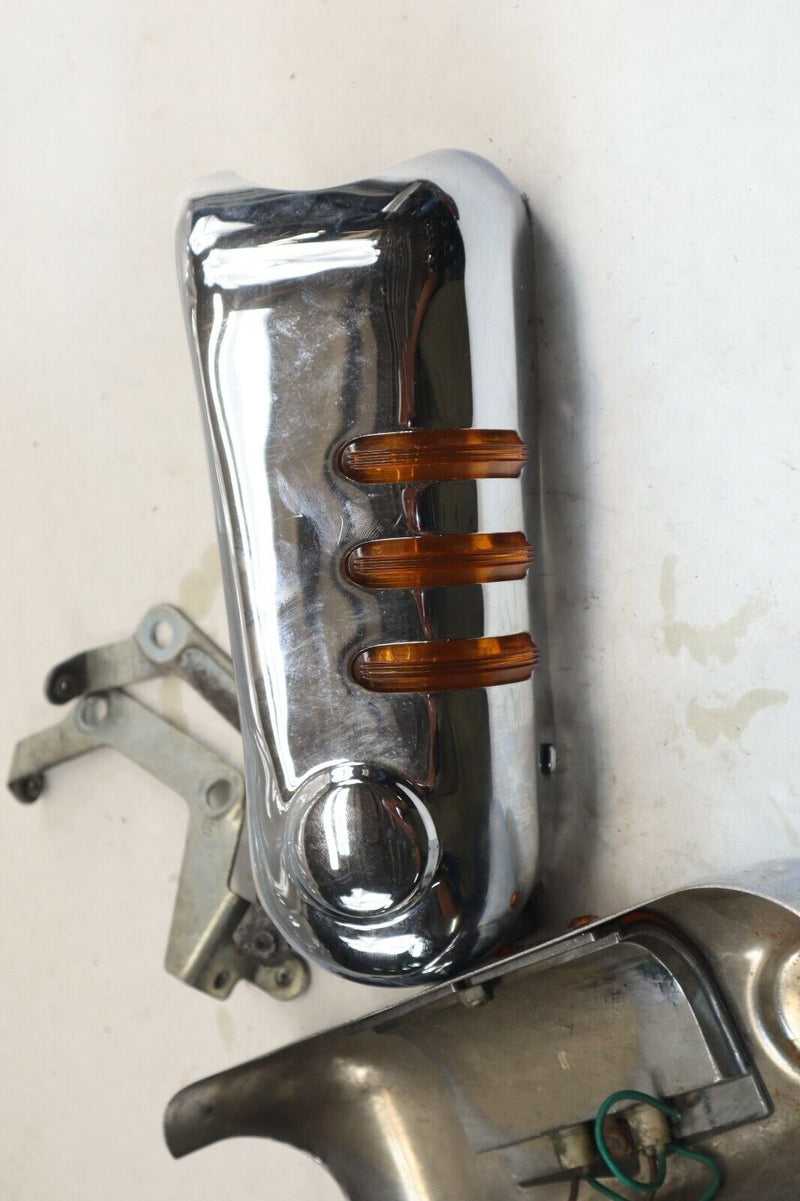 Chrome LED Lower Fork Axle Covers 2002 Harley Davidson Road King