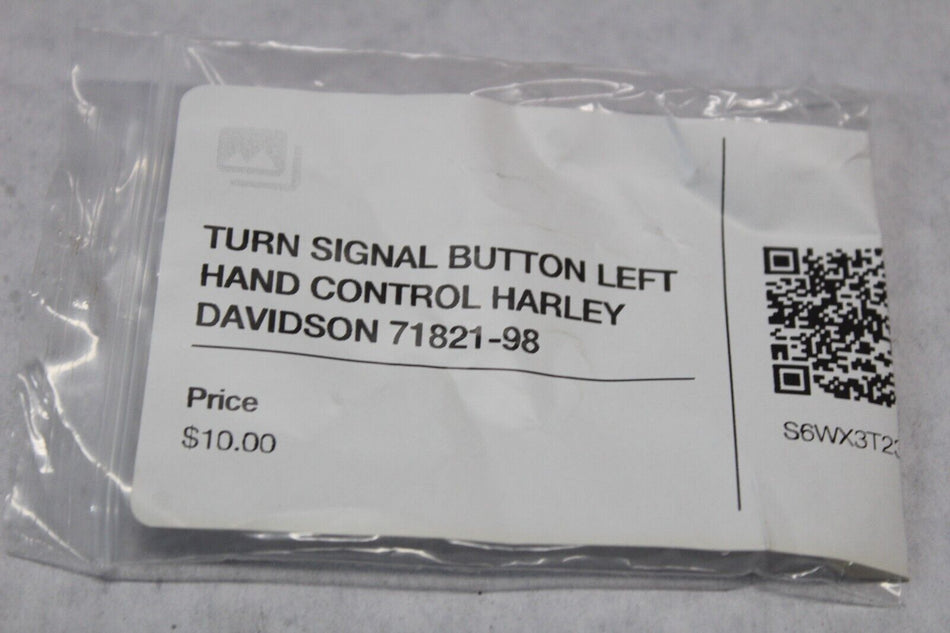 TURN SIGNAL BUTTON LEFT HAND CONTROL HARLEY DAVIDSON 7182