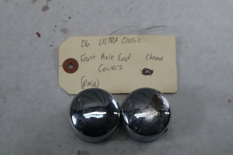 Chrome Axle End Cap Front Wheel 2006 Harley Davidson Ultra Classic Gray