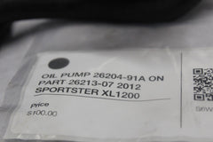 OIL PUMP 26204-91A ON PART 26213-07 2012 SPORTSTER XL1200