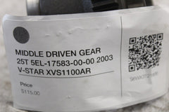 MIDDLE DRIVEN GEAR 25T 5EL-17583-00-00 2003 V-STAR XVS1100AR