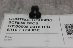 CONTROL HOUSING SCREW 2PCS 10500008 2018 H-D STREETGLIDE