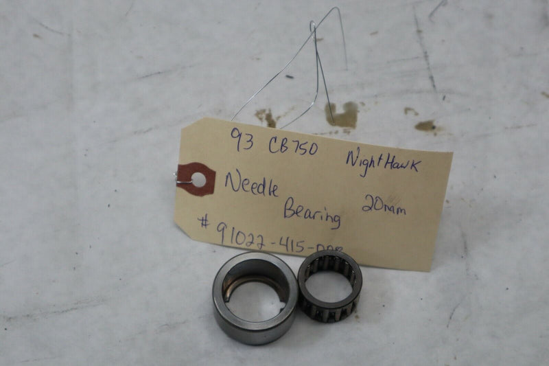 OEM Honda Motorcycle Needle Bearing 20mm 1993 CB750 91022-415-008