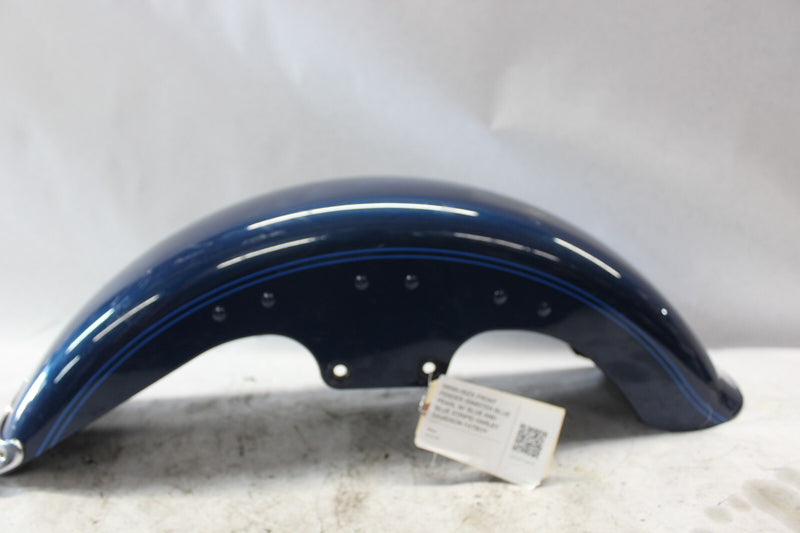 59595-00ZX FRONT FENDER (SINISTER BLUE PEARL W/ BLUE STRIPE) HARLEY DAVIDSON