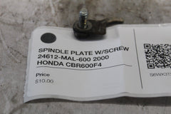 SPINDLE PLATE W/SCREW 24612-MAL-600 2000 HONDA CBR600F4