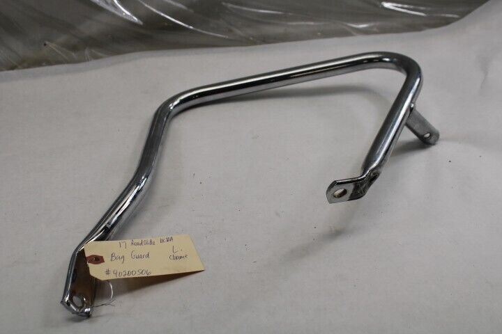 OEM Harley Davidson Saddlebag Guard LEFT Chrome 90200506