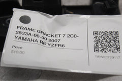 FRAME BRACKET 7 2C0-2833A-00-00 2007 YAMAHA R6 YZFR6