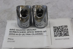 BAG GUARD MOUNT SCRATCHED 2PCS 90945-93 2010 H-D ULTRA CLASSIC FLHTCU