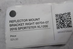 REFLECTOR MOUNT BRACKET RIGHT 68704-07 2016 SPORTSTER XL1200