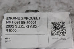 ENGINE SPROCKET NUT 09159-20004 2002 SUZUKI GSX-R1000