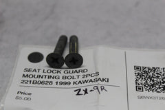 SEAT LOCK GUARD MOUNTING BOLT 2PCS 221B0628 1999 KAWASAKI NINJA ZX-9R