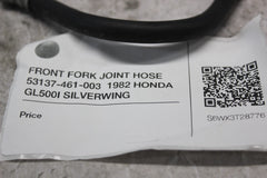 FRONT FORK JOINT HOSE 53137-461-003  1982 HONDA GL500I SILVERWING