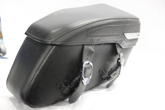 91138-09 LEATHER SADDLEBAG BASKET WEAVE RIGHT HARLEY DAVIDSON