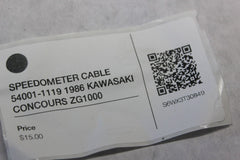 SPEEDOMETER CABLE 54001-1119 1986 KAWASAKI CONCOURS ZG1000