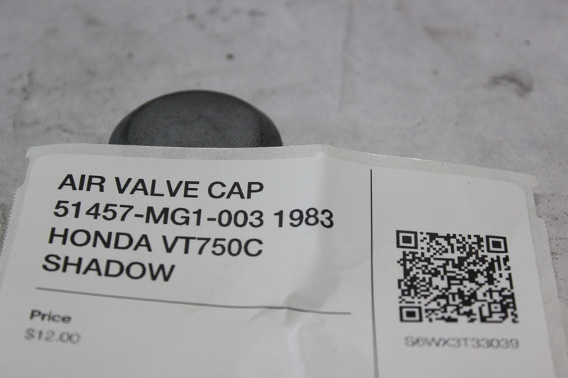 AIR VALVE CAP 51457-MG1-003 1983 HONDA VT750C SHADOW