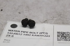 WATER PIPE BOLT 2PCS 132J0612 1992 KAWASAKI ZX-6